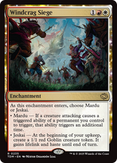 Cerco do Penhasco Ventoso / Windcrag Siege - Magic: The Gathering - MoxLand